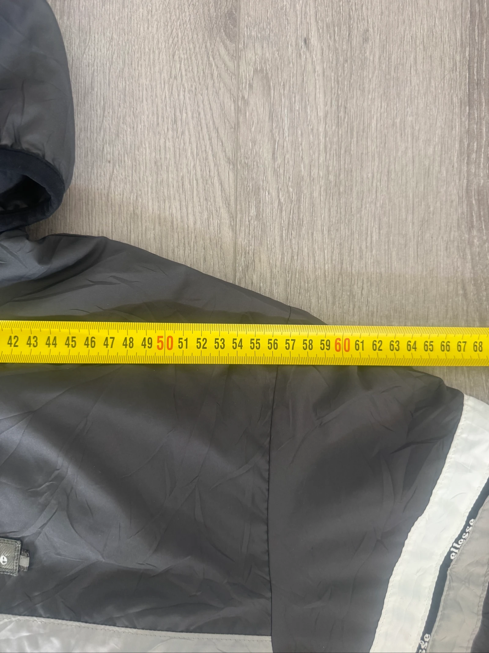 Ellesse Pufferjas met capuchon zwart reflecterend vintage Y2K streetwear M – photo 9